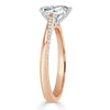 Pear Cut Lab Diamond Engagement Ring, Classic Style
