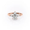 Pear Cut Lab Diamond, Traditional Classic Design