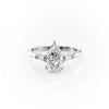 Pear Cut Lab Diamond, Traditional Classic Design