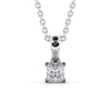 Princess Cut Classic Solitaire Pendant