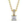 Princess Cut Classic Solitaire Pendant