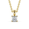 Princess Cut Classic Solitaire Pendant