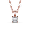 Princess Cut Classic Solitaire Pendant