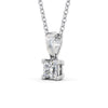 Princess Cut Classic Solitaire Pendant