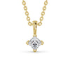 Princess Cut Classic Solitaire Pendant