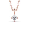 Princess Cut Classic Solitaire Pendant