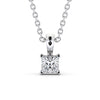 Princess Cut Classic Solitaire Pendant