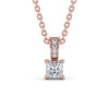 Princess Cut Classic Solitaire Pendant