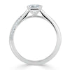 Princess Cut Lab Diamond Engagement Ring, Classic Style