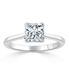 Princess Cut Lab Diamond Engagement Ring, Classic Style