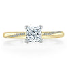 Princess Cut Lab Diamond Engagement Ring, Classic Style