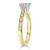 Princess Cut Lab Diamond Engagement Ring, Classic Style