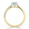 Princess Cut Lab Diamond Engagement Ring, Classic Style