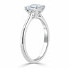 Princess Cut Lab Diamond Engagement Ring, Classic Style