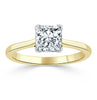 Princess Cut Lab Diamond Engagement Ring, Classic Style
