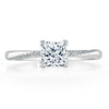 Princess Cut Lab Diamond Engagement Ring, Classic Style