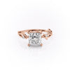 Princess Cut Lab Diamond Engagement Ring, Twig Design