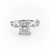 Princess Cut Lab Diamond Engagement Ring, Twig Design