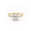 Princess Cut Lab Diamond Vintage Design