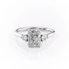 Radiant Cut Lab Diamond 3 Stone Ring