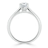 Radiant Cut Lab Diamond Engagement Ring, Classic Style
