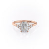 Radiant Cut Lab Diamond With Side Stones