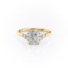 Radiant Cut Lab Diamond With Side Stones