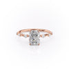 Radiant Cut Lab Diamond With Stone Set Shoulders