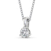 Round Cut Classic Solitaire Pendant