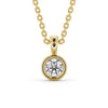 Round Cut Classic Solitaire Pendant