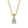 Round Cut Classic Solitaire Pendant