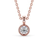 Round Cut Classic Solitaire Pendant