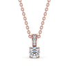 Round Cut Classic Solitaire Pendant