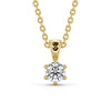 Round Cut Classic Solitaire Pendant
