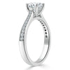 Round Cut Lab Diamond Engagement Ring, Classic Style