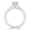 Round Cut Lab Diamond Engagement Ring, Classic Style
