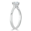 Round Cut Lab Diamond Engagement Ring, Classic Style