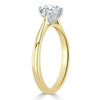 Round Cut Lab Diamond Engagement Ring, Classic Style