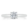 Round Cut Lab Diamond Engagement Ring, Classic Style