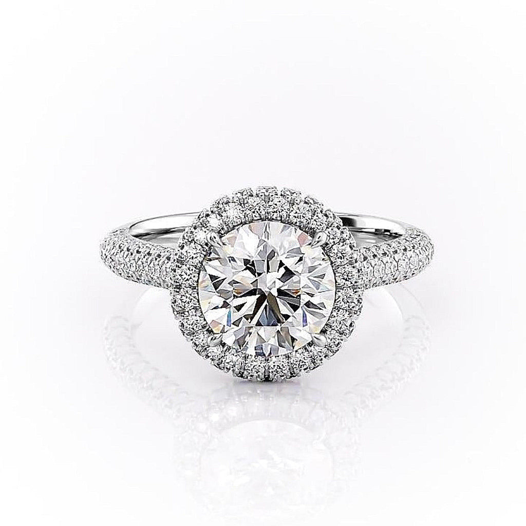 Round Cut Lab Diamond, Full Set