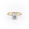 Round Cut Lab Diamond Ring - Delicate Vintage Style