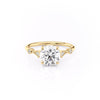 Round Cut Lab Diamond Vintage Design