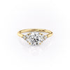 Round Cut Lab Diamond With Side Stones