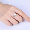 Suspended Setting with Stone Set Shoulders, 1.00ct Round Cut