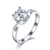 Suspended Setting with Stone Set Shoulders, 1.00ct Round Cut