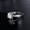 Suspended Setting with Stone Set Shoulders, 1.00ct Round Cut